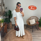 Vestido Sereia em linho