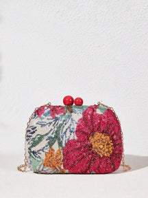 Bolsa Louise – Elegância Mini com Bordados Sofisticados