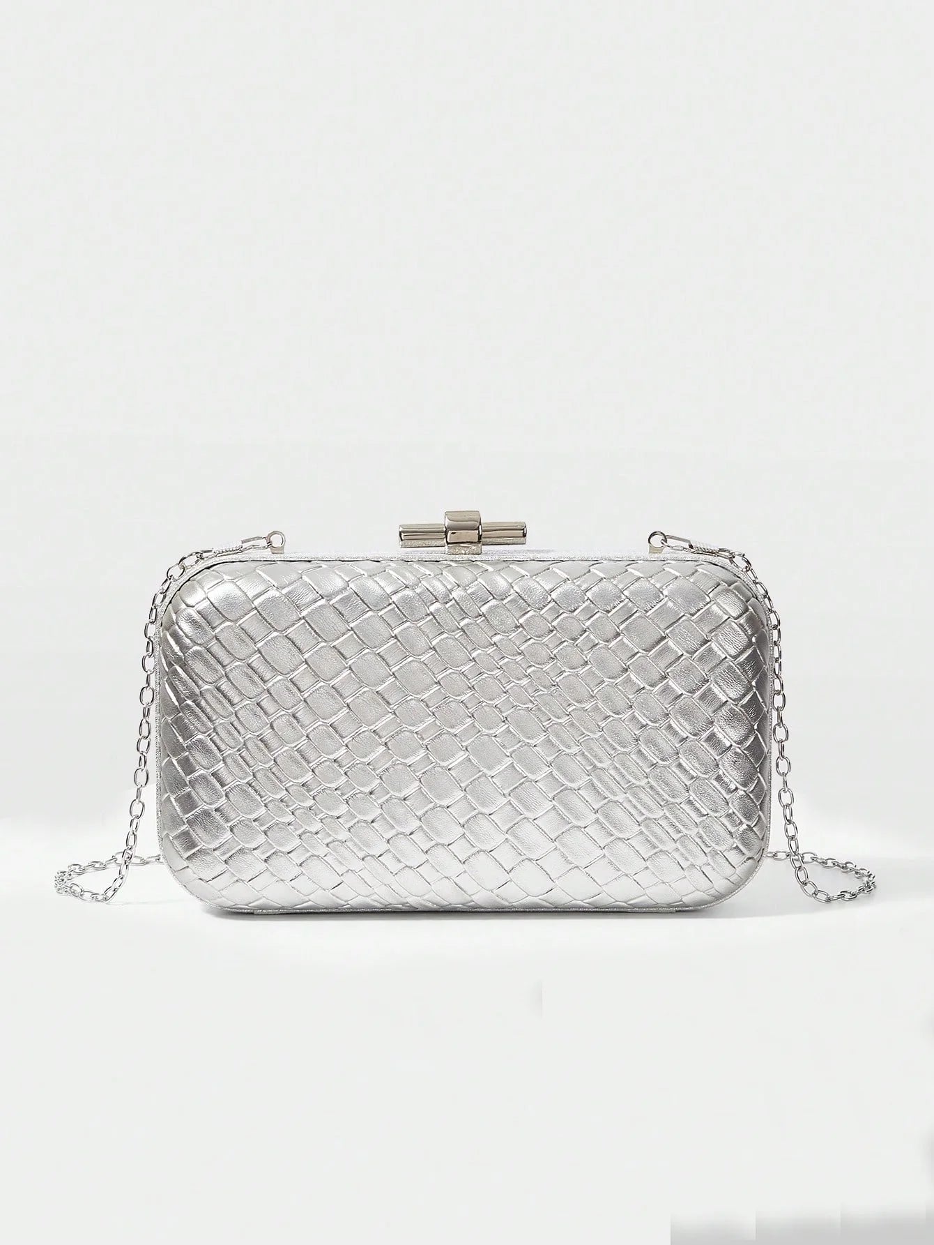 Bolsa Valquiria – Bolsa de Festa Prata Estilo Clutch